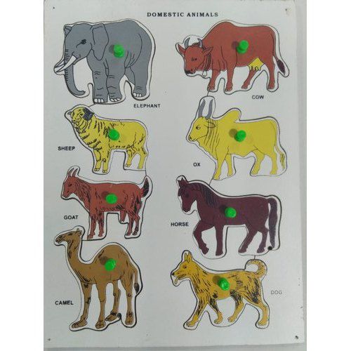 Single Pcs. Liftout Puzzle Tray- Domastic Animal